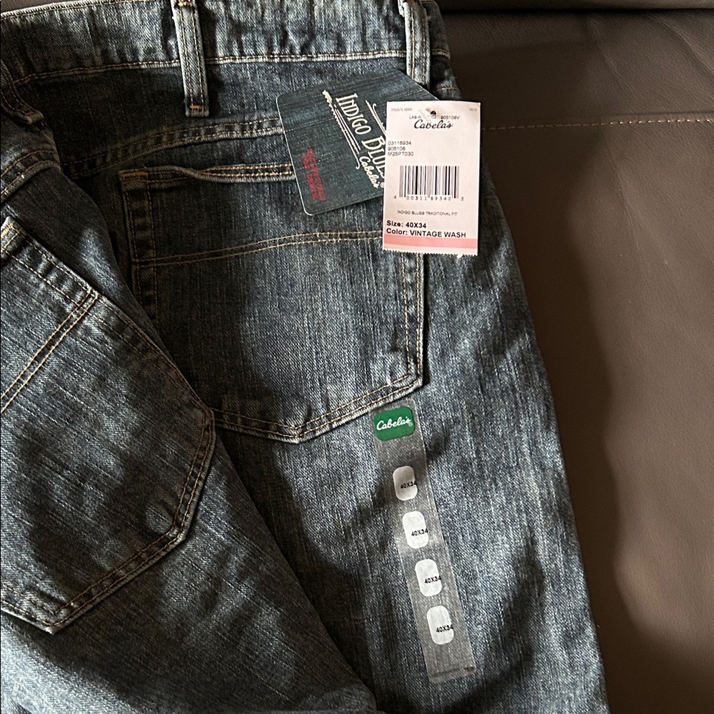 Cabela's Dark Blue Relaxed Men's Jeans